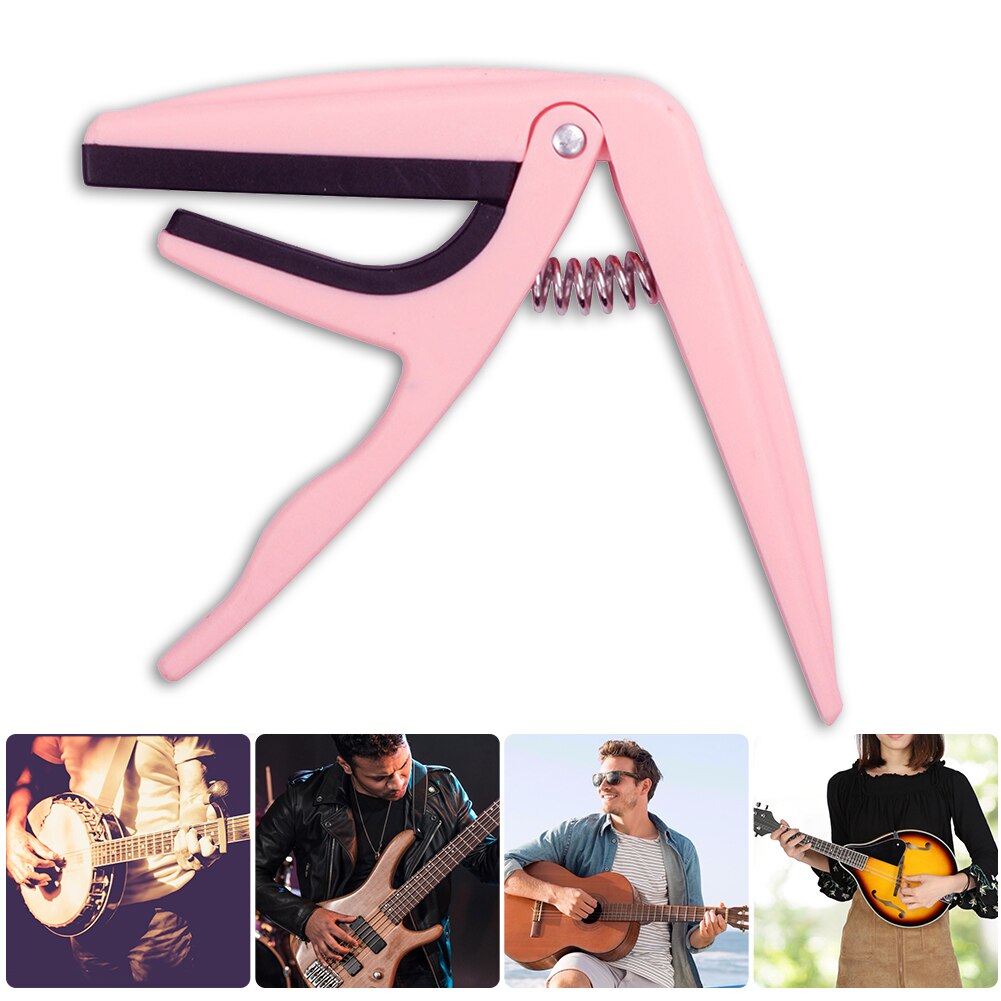 Plastic SteelUkulele Capo 4 Strings Hawaii Guitar Changing Tuning Clamp Capo Key Stringed Instrument Accessories