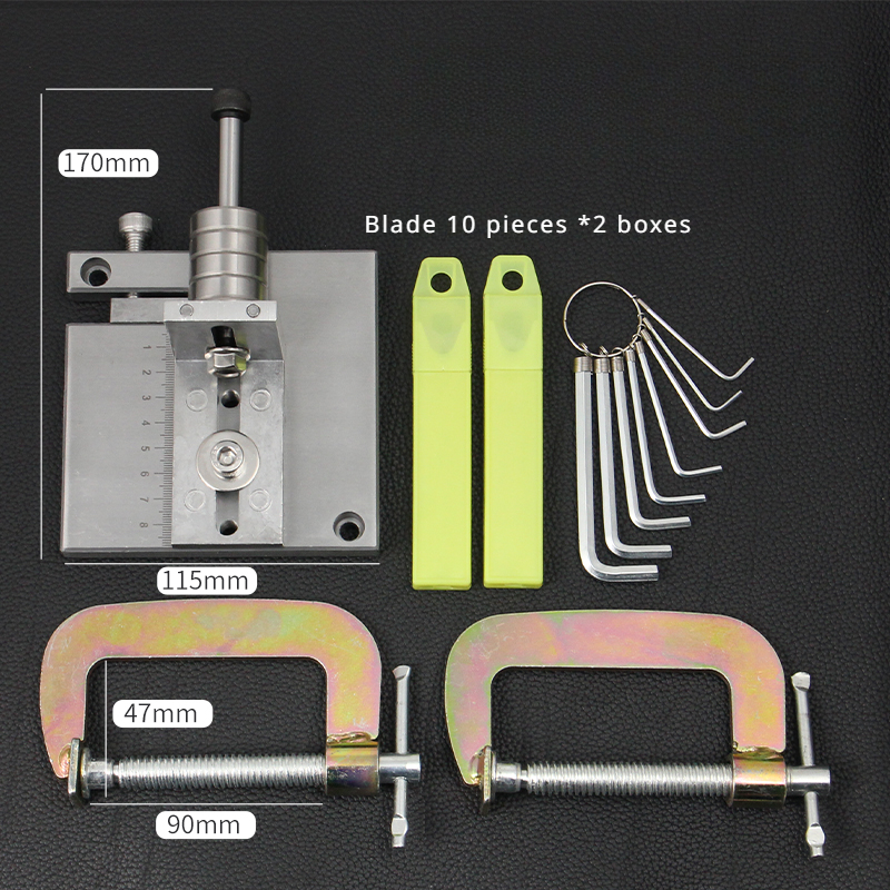 Metal Material Handmade Leather Cutting Machine DIY Handwork Making Leather Belt/shoulder Belt/watch Band Auxiliary Cutting Tool: Default Title