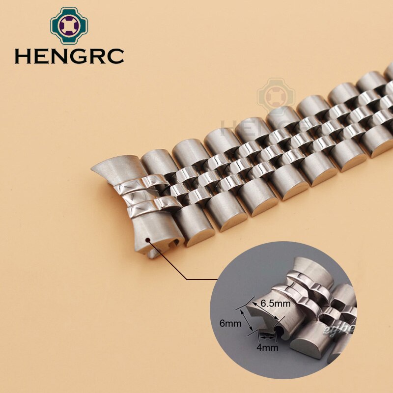 Bracelets de montre en métal de 20mm, en acier inoxydable 316L, pour hommes et femmes, Bracelet de montre, , Bracelet avec fermoir à boucle, accessoires