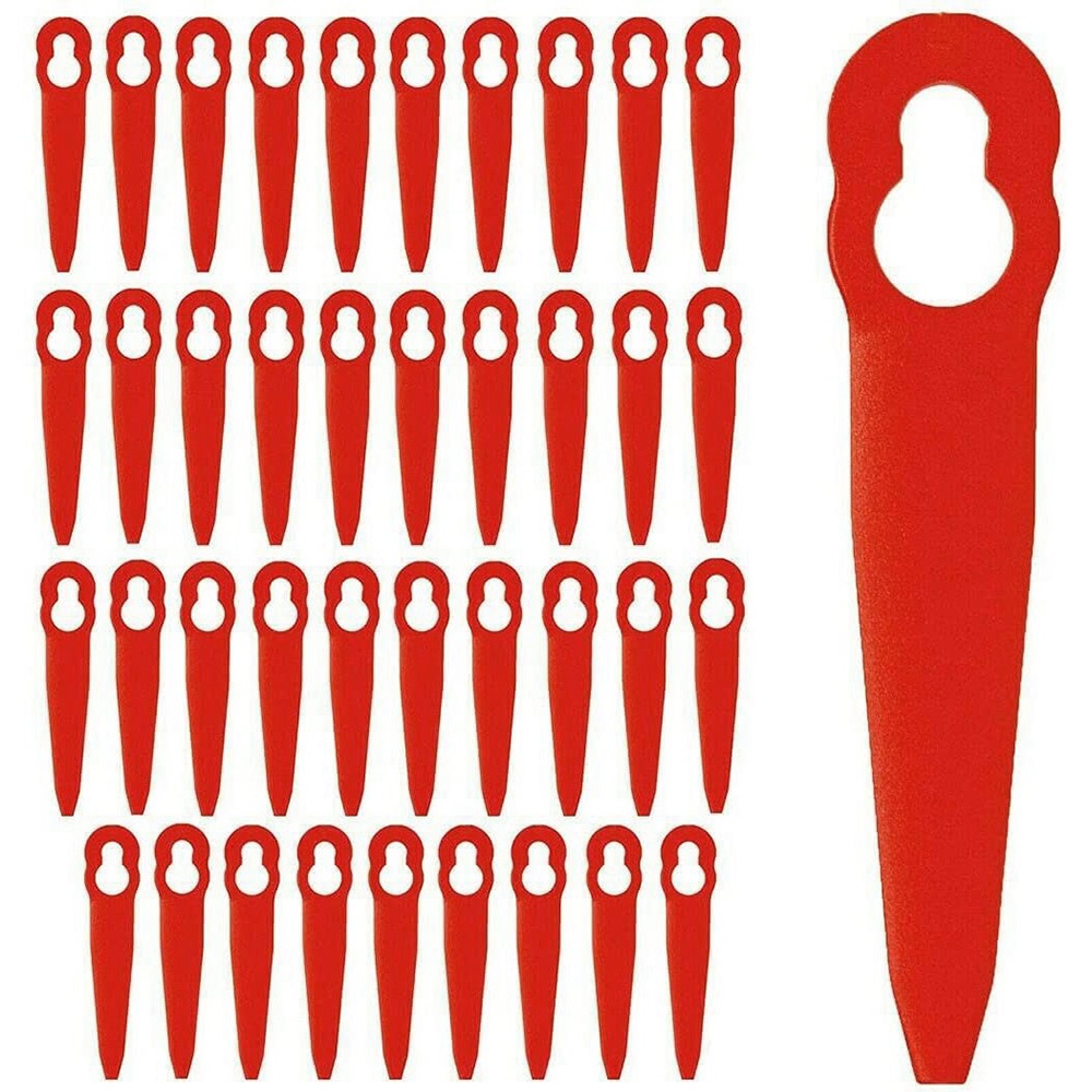 40pcs Ersatz Kunststoff klingen Zubehör für stihl polycut 2-2 fsa 45 Rasenmäher Trimmer Grass ch neider