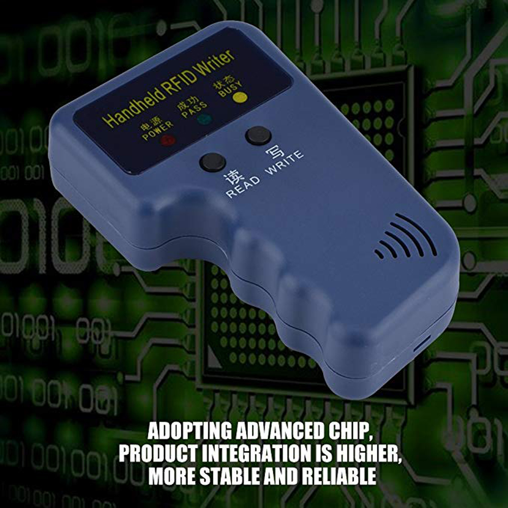 125KHz ID Card Copier Writer Handheld Duplicator Programmer Reader Code Writable EM4305 ID Keyfobs Tags Card Key Cards