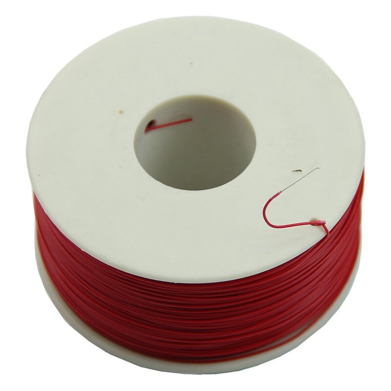 2 Stuks 0.25Mm Wire-Wrapping Wire 30Awg Kabel 305M -Red & Blue