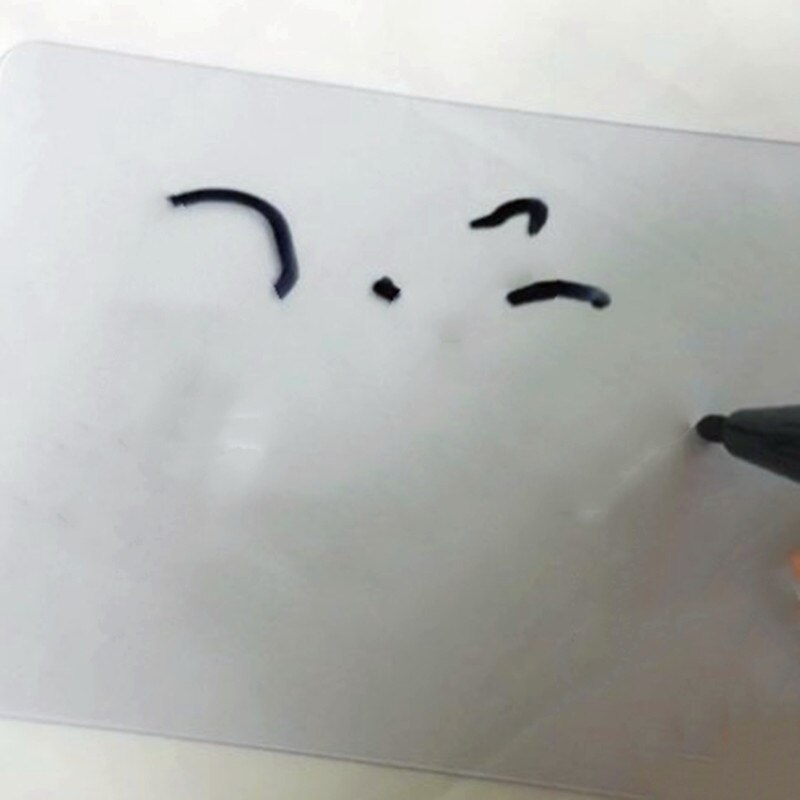 200/500/1000 Pcs Pvc Blank Transparent Business Card Matte Plastic Waterproof Without Printing for Handwriting Office Supply