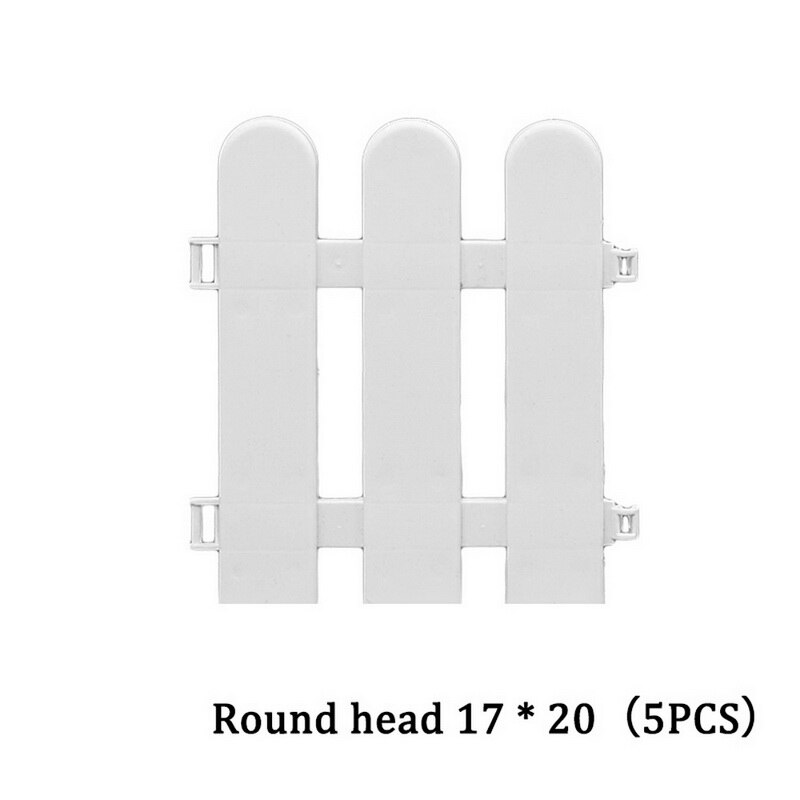 Mini Round Fence Garden Plastic Fence Indoor Outdoor Lawn Patio DIY Fence