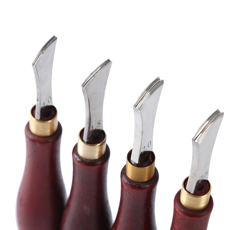 Lederen Boog Rand Sector Ondiepe Groef Randen Koud En Warm Druk Lijn Punch Inbedding Draad Leathercraft Gereedschap 1.0-2.5mm