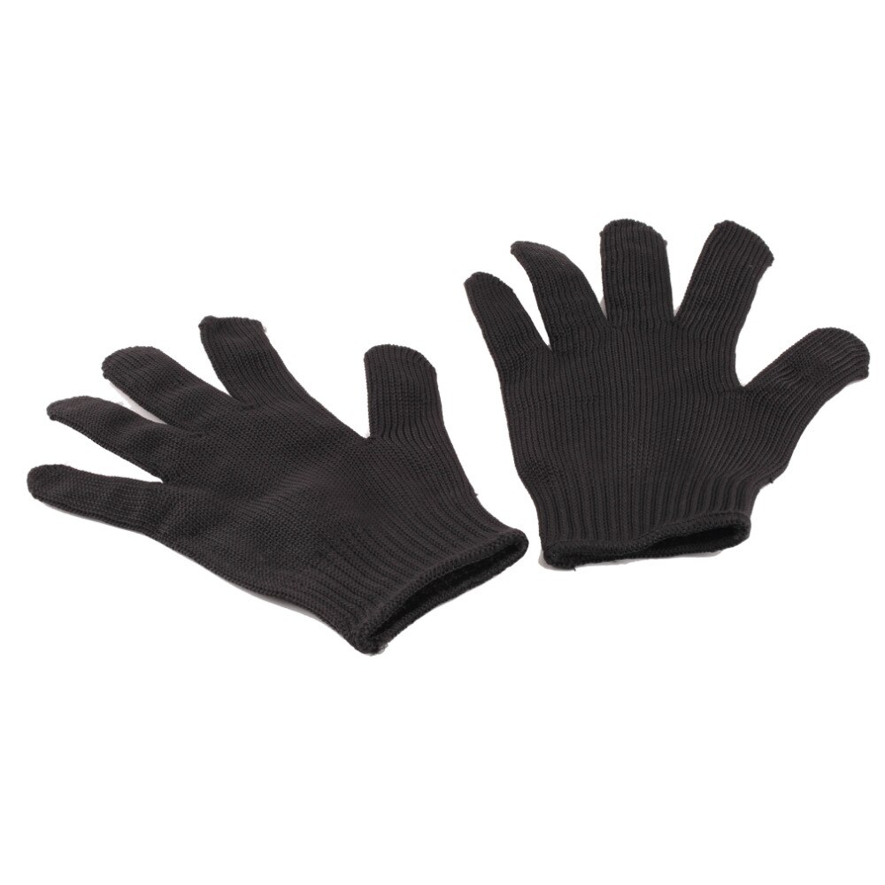 Guantes de pesca con alambre de acero para hombre, herramienta para tejer hilo resistente al corte, 1 par