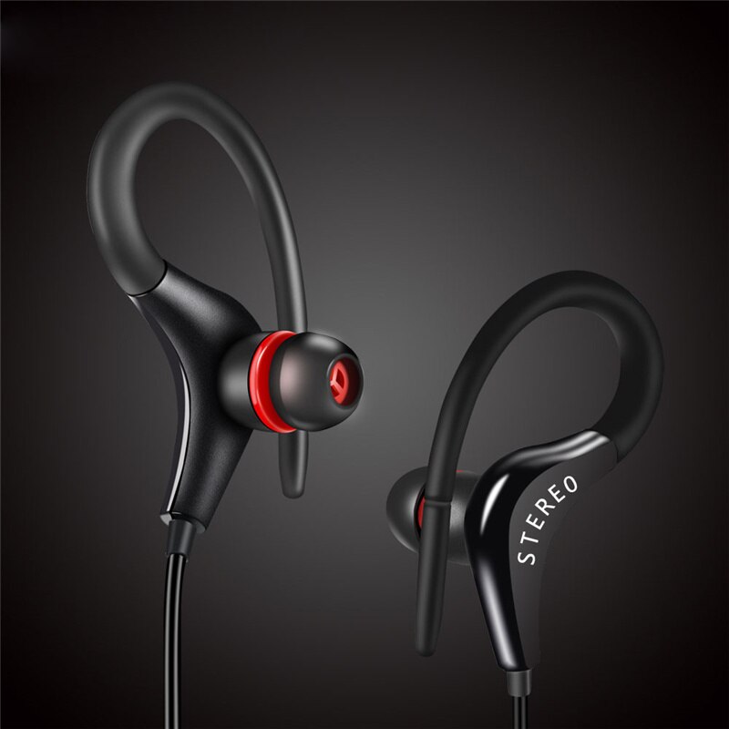 Roreta com fio fones de ouvido 3.5mm earloop estéreo esporte jogging música fones com microfone para xiaomi huawei telefone inteligente