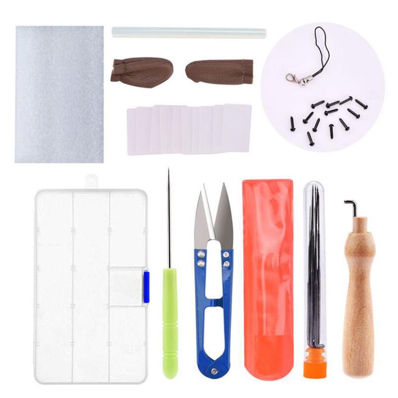 36/50Pcs Colors Wool Felt Roving Wool Felting Tool Kit Fiber Material with Felt Needle Set Weaving Needlework Spinning Craft Kit