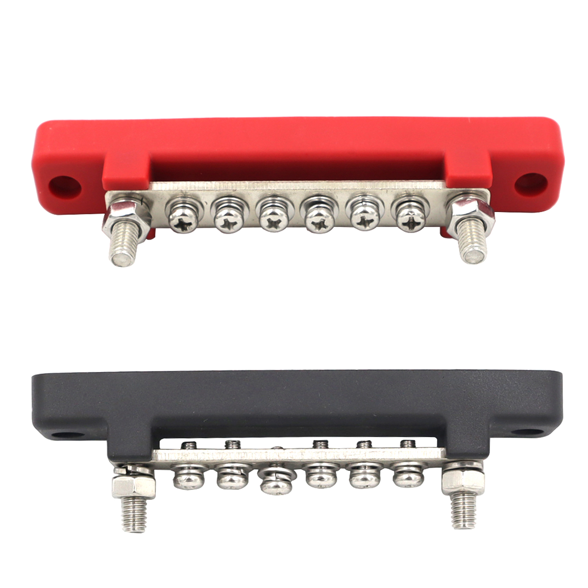 Barre omnibus M6 12V, bloc de Distribution d'énergie 1/4 pouces, bornier électrique 150A, barre omnibus pour camion bateau voiture camping-car RV