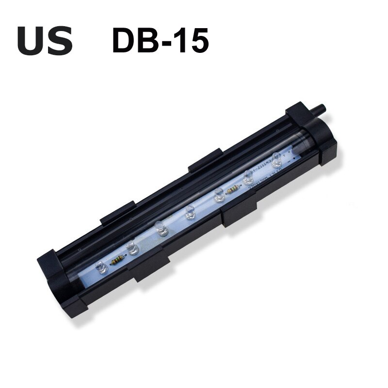 Aquarium Lights 15-45CM Fish Tank LED Bubble Light Diving Lights Waterproof Strip Lamp EU US Plug Colorful Fish Tank Light: T1