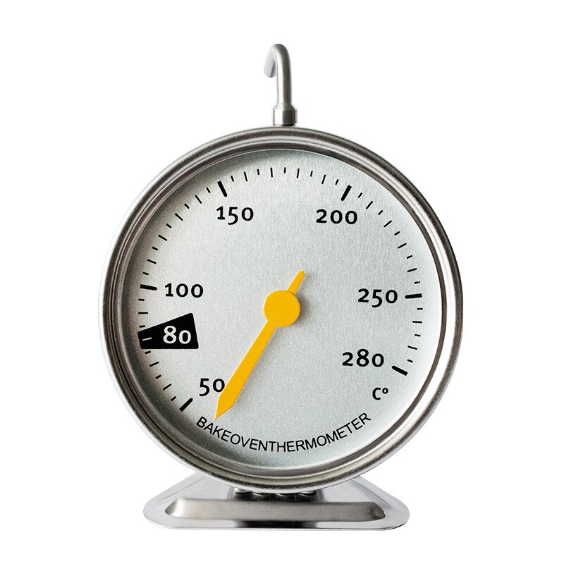 Stainless Steel BBQ Smoker Pit Bimetallic Oven Grill Thermometer Temp Gauge with Dual Gage Instant Read 280℃ Convenierernt Cook