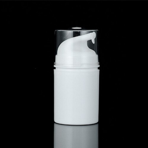 50 Ml Draagbare Lege Parfumflesjes Met Spray Elegante Airless Pomp Cosmetische Fles Travel Make Verstuivingswerkwijze: WHITE
