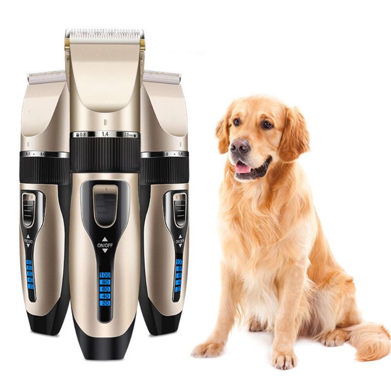 Elektrische hondentondeuse, unisex, hondentrimmer, dierenhaarverwijderaar, oplaadbare verzorgingstool, kam, schaar