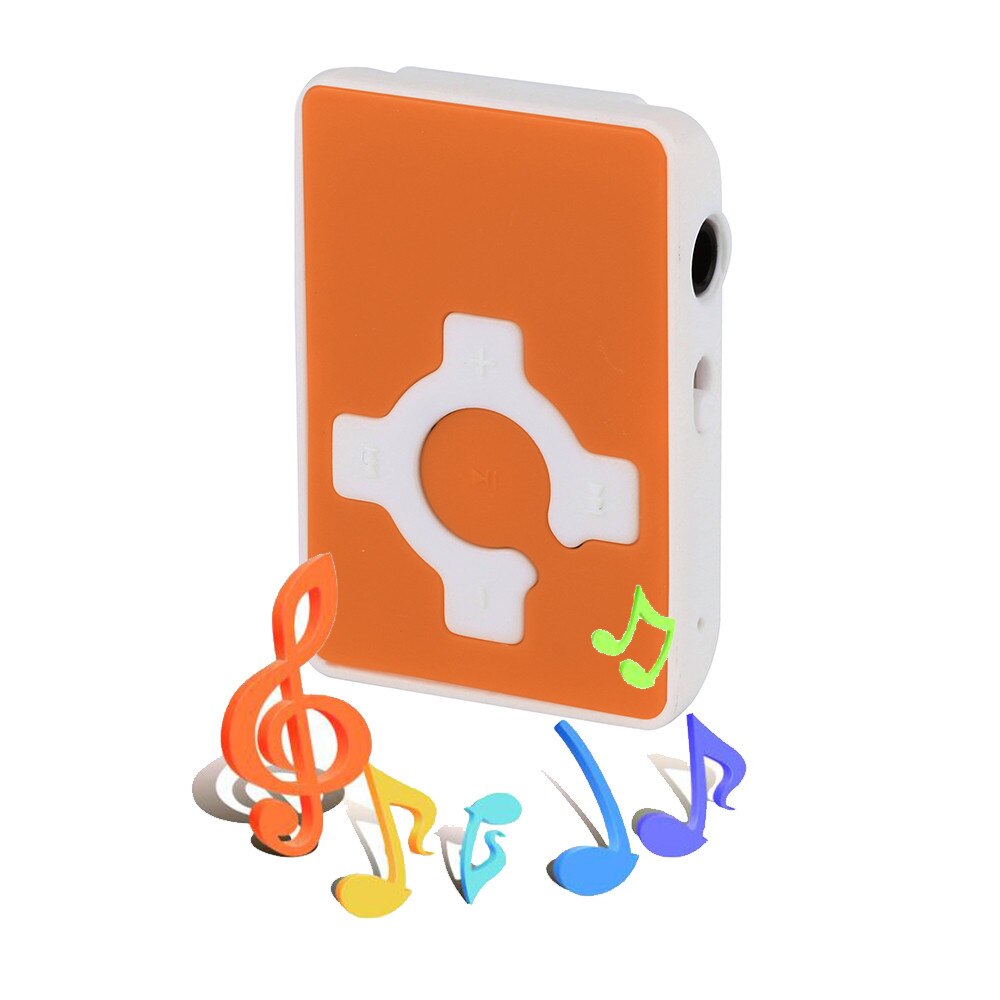 MP3 Mini Clip Usb Music Media Player Ondersteuning 32Gb Ondersteuning Sd Tf Draagbare Eenvoudige Duurzaam MP3 spelers Mode