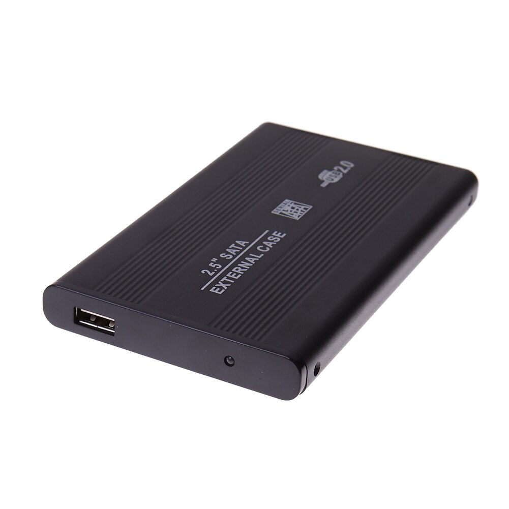 2.5 inch USB 2.0 to SATA External Portable 6-Gbps SSD Hard Drive Aluminum Enclosure/Case Box Al CaseEnclosure: 04