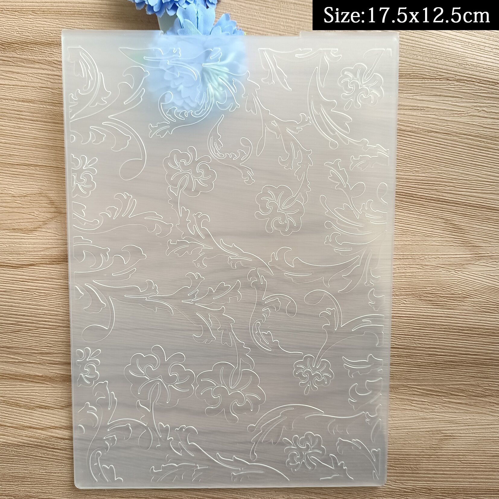 Carpeta de relieve de flores rosas para álbum de recortes, manualidades DIY, con 11 patrones diferentes/árboles/hojas/flores: FD-163