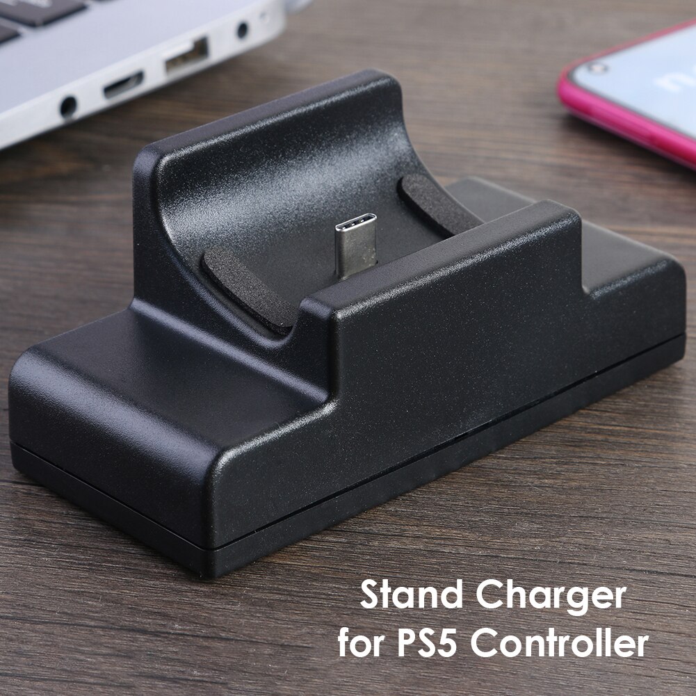 Charger for PS5 PlayStation 5 DualSense Wireless Controller USB Charging Dock Station Charger Stand for PlayStation 5 Accessory
