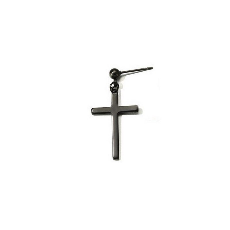 1 Stck Edelstahl Punk Felsen Blatt Kreuz Pirecing Zucht Ohrringe Für Männer Frauen gotisch Straße Pop Hüfte hüpfen Ohrring partei Schmuck: 12