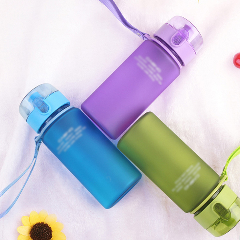 400ml BPA Free Leak Proof Bott Couple Tour Water Sports Bottle High Travel Outdoor Drink Portable Hiking School