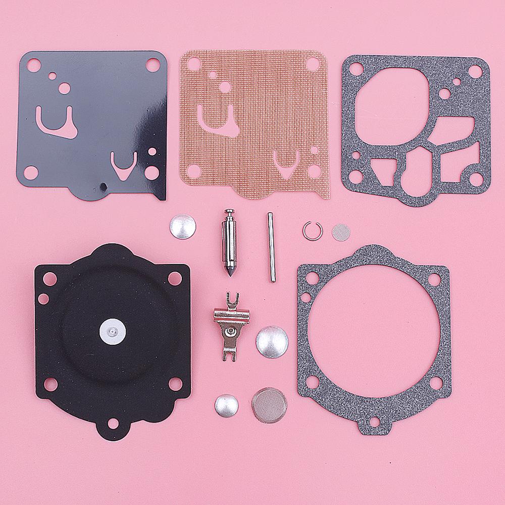 Kit de reparación de reconstrucción de diafragma de carburador, piezas de herramientas de motosierra para Stihl 066, 050, 051, 056, 064, 076, MS660, Walbro 11-WJ, 5 unids/lote
