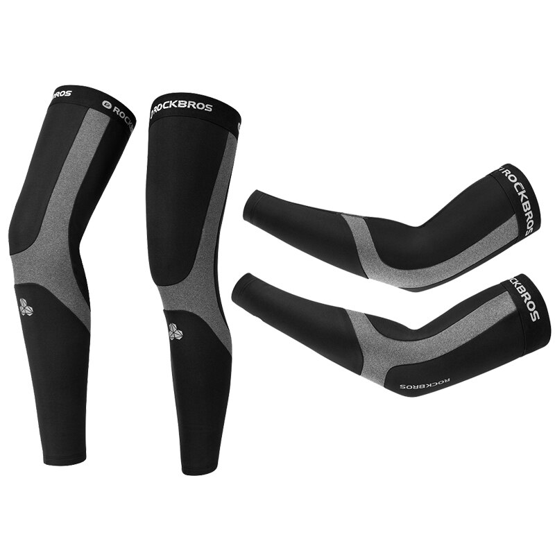 ROCKBROS Warme Vlies Fahrrad Arm Ärmeln Stulpen Männer Frauen Frühling Herbst Winter Sport Fahrrad Ärmeln Radfahren beinlinge: Ärmel Legwarmers / XXL
