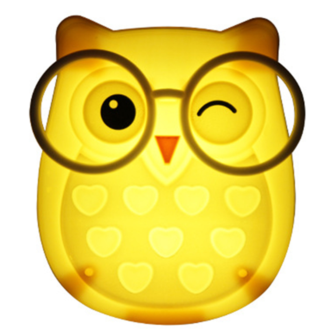 Mini Uil Led nachtlampje Auto Sensor Licht Controle Lamp US Plug Kind Kids Baby Verlichting Kamer Lamp Dier Socket veilleuse