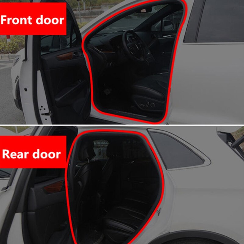 5M Grote L Vorm Autodeur Venster Trim Edge Moulding Rubber Afdichting Seal Strip