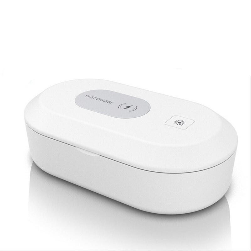15W Multifunctionele Telefoon Draadloze Oplader Uv Sterilisator Box Sanitizer Desinfectie Case