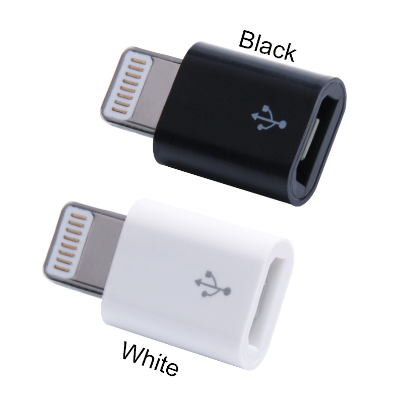 SR Micro USB Beleuchtung Adapter Weiblichen zu Männlichen Konverter Stecker Unterstützung IOS System Lade Sync Daten für Apple für iPhone