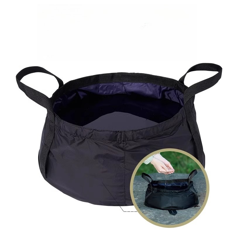 1pcs Portable Foldable Water Basin Travel Camping Shower Basin Facial Wash Basin Large Capacity Storage Basin for Outdoor Use