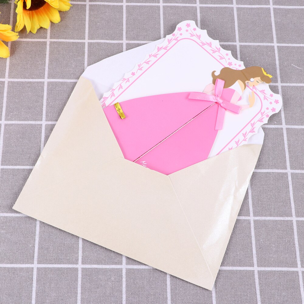 1 Pc Pop Up Paper Birthday Blessing Card 3D Greeting Cards Birthday Card Birthday Card for Women Girls