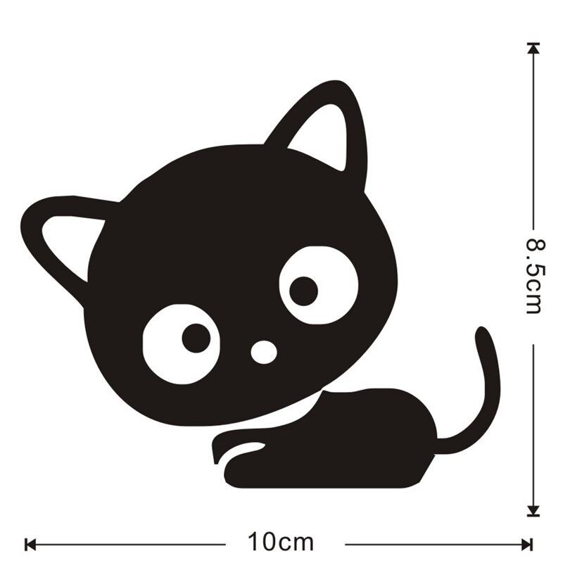 Verschillende grappige dieren schakelaar sticker voor kinderkamers diy panda muurstickers sticker slaapkamer woonkamer #608: 03