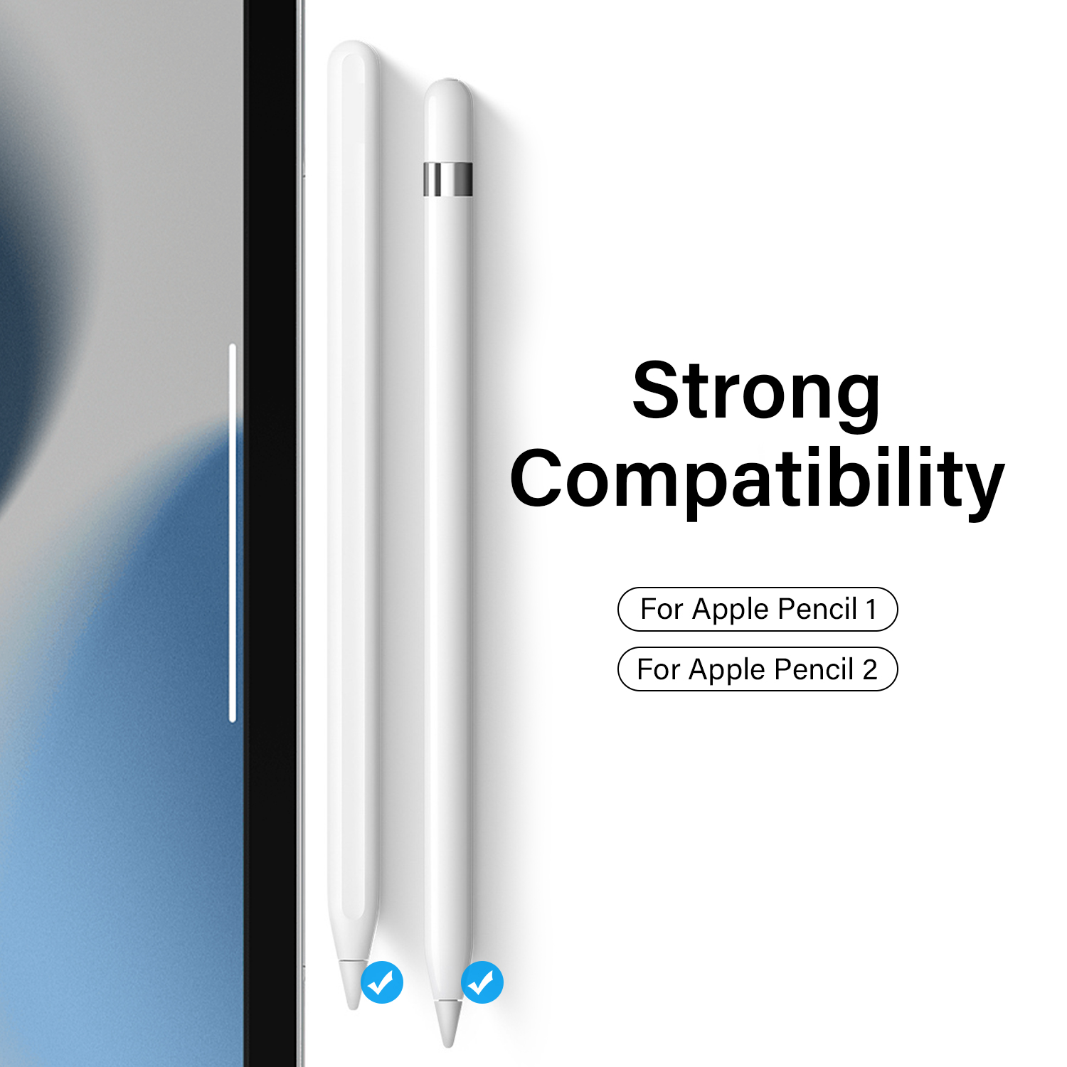 Para Apple Pencil 1 2 iPad Pro lápiz óptico adaptador de carga cargador convertidor USB tipo C a Lightning USBC Cable conector accesorio