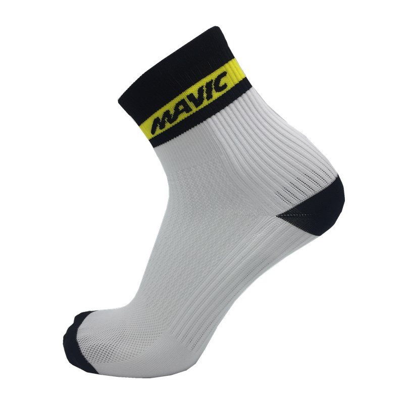 Cycling Socks Men And Women Running Bike Socks Sport socks Protect Feet Breathable Wicking: white
