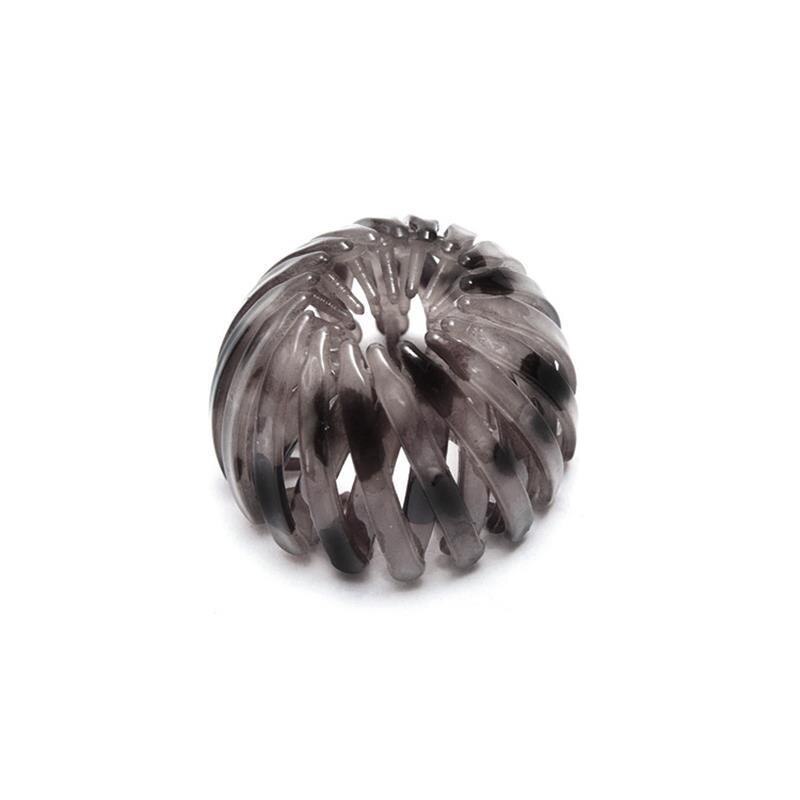 AMORCOME moda kobiety włosy kok pazur dziewczyny klamra do włosów Grab Barrettes Solid Color spinka do włosów ogon klamra włosy w koński ogon akcesoria: A-4