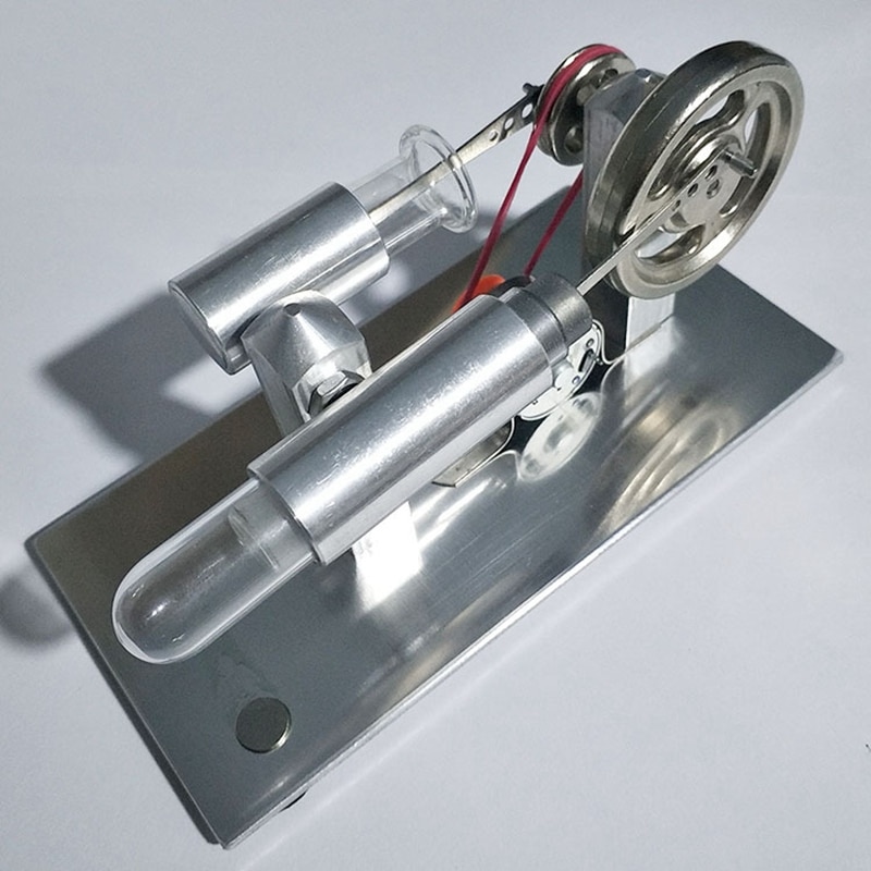 Gtbl mini stirling motor ekstern forbrændingsmotor mikrogenerator fødselsdag dampmaskine model videnskab og uddannelse t