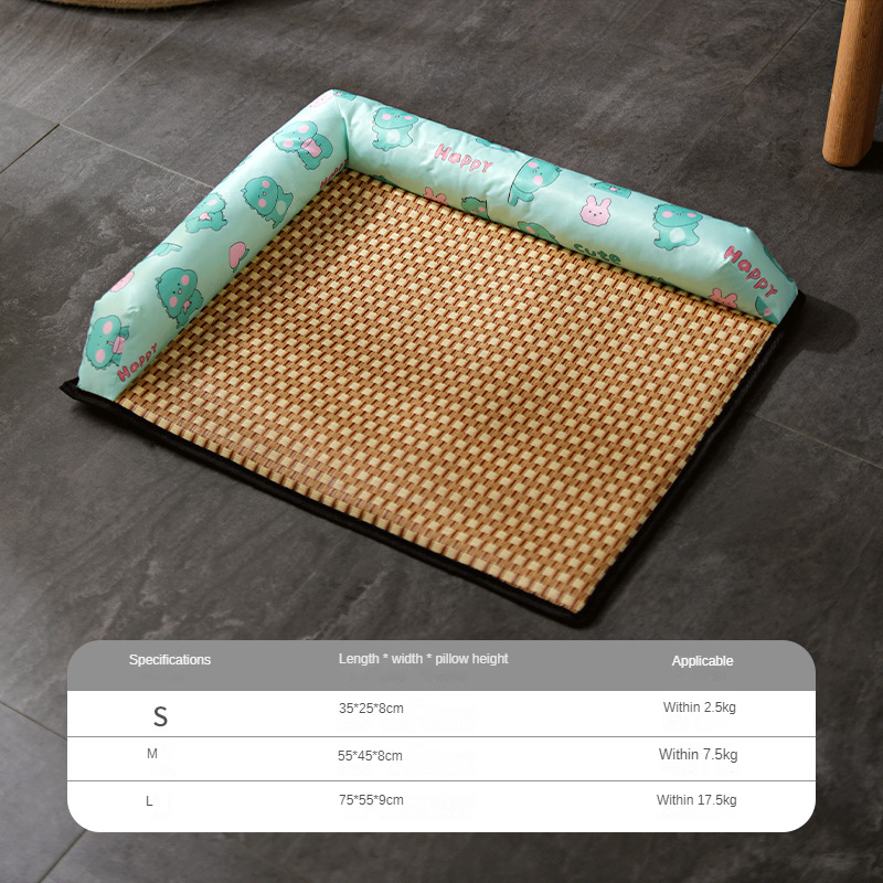 Neue Sommer Kühl matt Großen Hund Bett Für Hunde Haustier Chiens Haustiere Hunde Zubehör Katzen Liefert Produkte Heimat Garten: Marine Blau / L