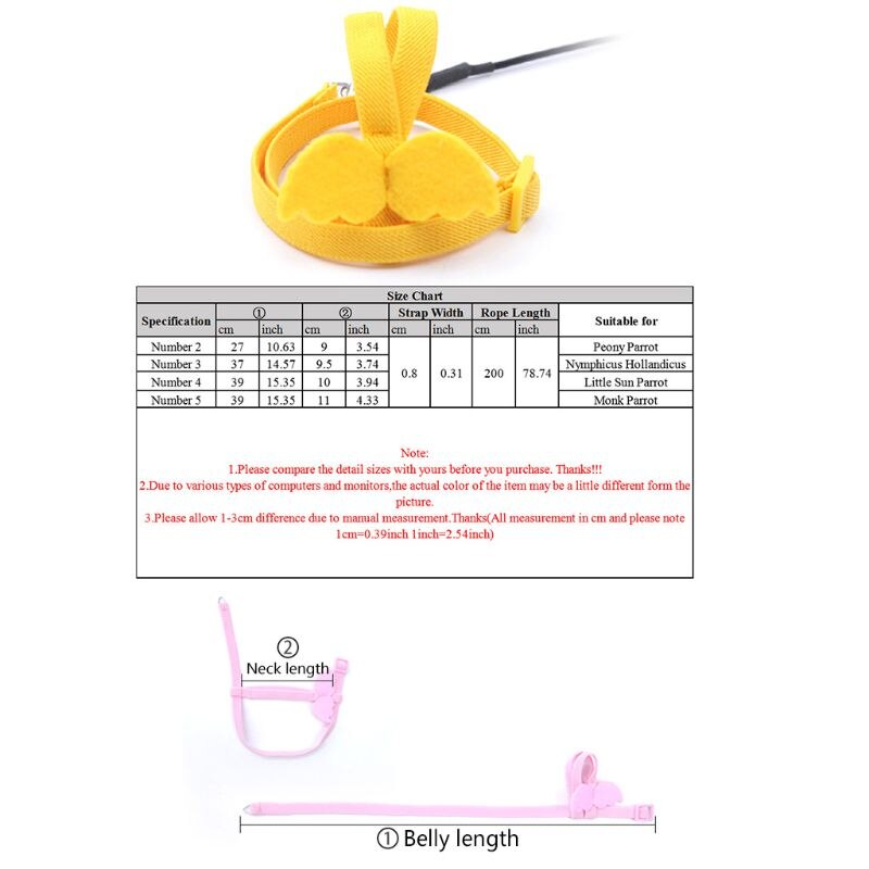 Huisdier papegaai vogel harnas riem buiten verstelbare trainingstouw tractiebanden
