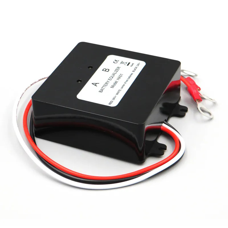ECUALIZADOR DE BATERÍA para dos piezas, regulador de cargador de batería de plomo ácido AGM, 12V, 24V