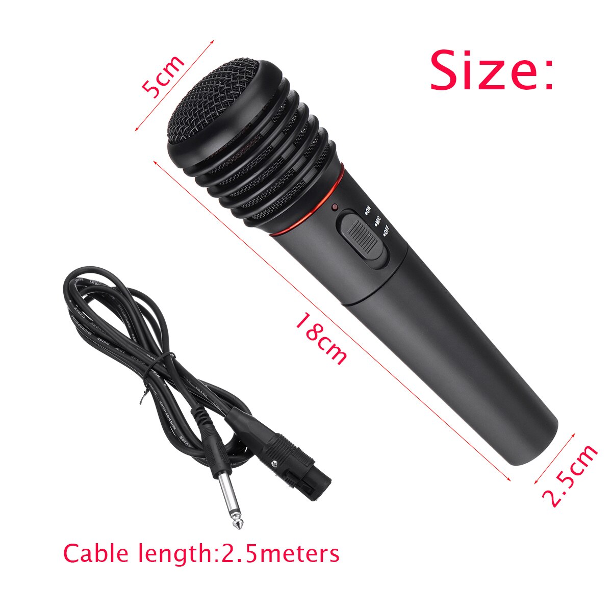 2 in 1 Handheld Wireless Microphone Wired Karaoke Microphone Speaker Player Singing Recorder Microphone for Vocals