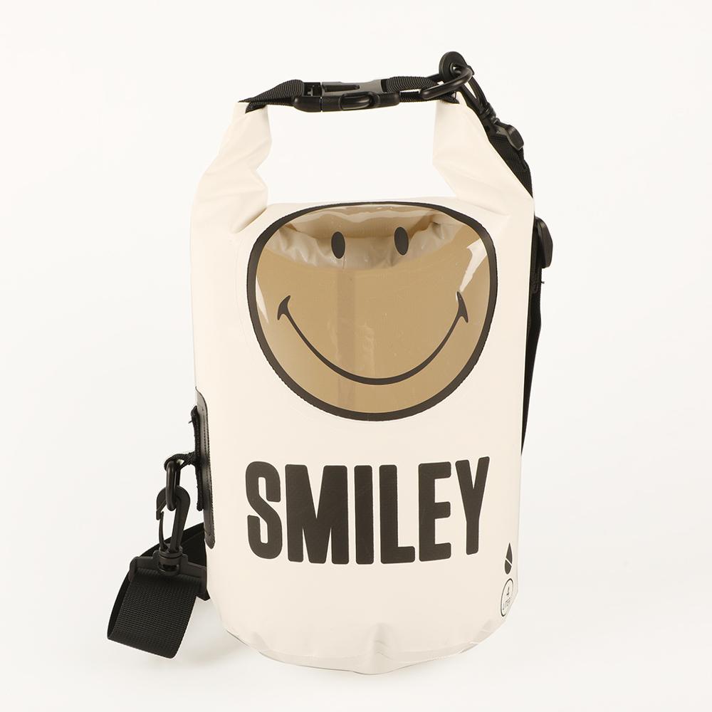 4L Waterproof Dry Bag with Detachable Shoulder Strap for Swimming Kayak Rafting Boating waterproof bag with Transparent viewport: White Color