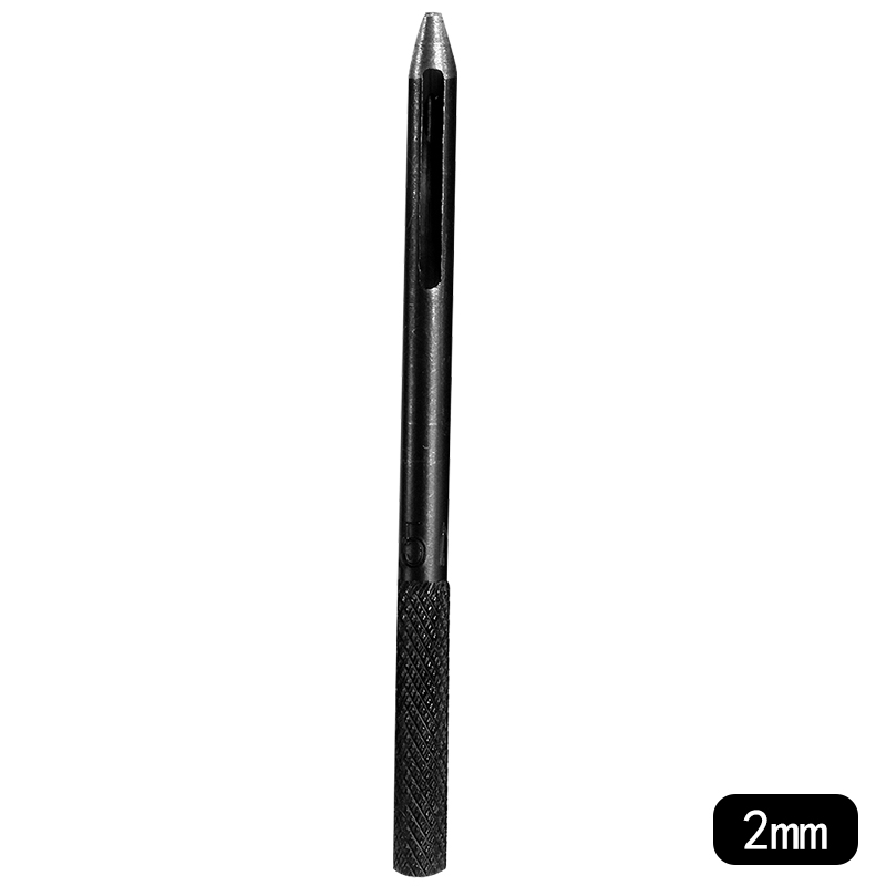 Lmdz stansning læder hul hul rund stål læder håndværk hul hul hul metal pakninger plast gummi værktøj 1mm-10mm: 2mm