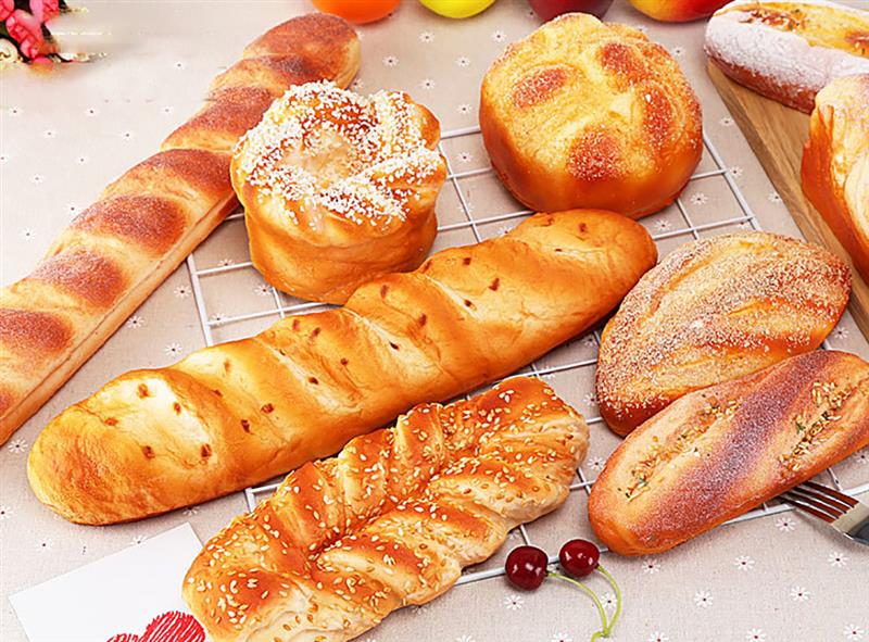 1pc Lifelike Artificial Long Bread Simulation French Loaf Of Bread Food Model Photo Prop Home Decoration Photography Props