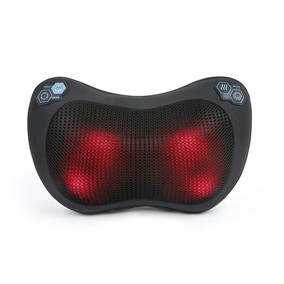 Masajeador de cuello para el hogar, almohada de masaje Cervical pequeño, compresa para espalda y cintura