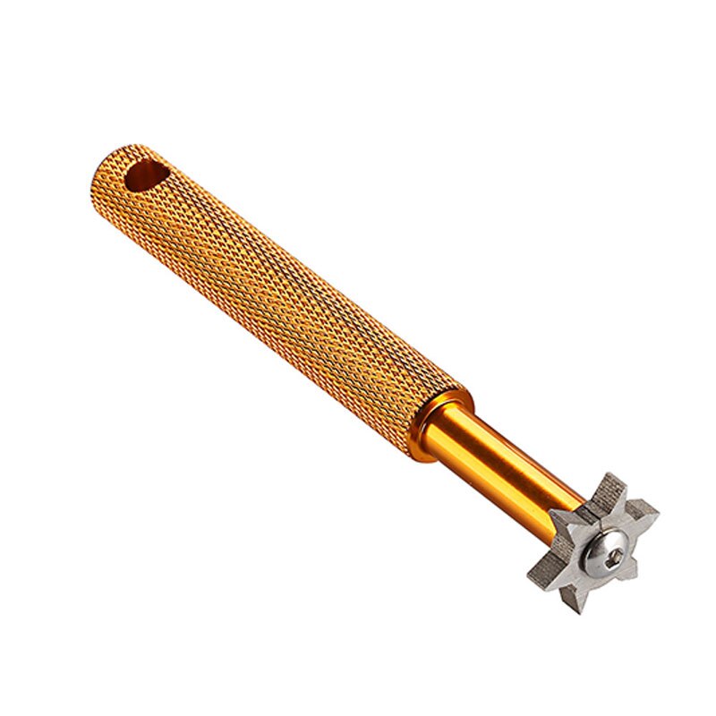 Golf Hex Cleaning Tool Iron Wedge Golf Groove Sharpener with 6 Heads XD88