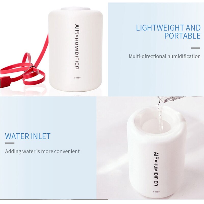 Usb elektrische aroma luchtverspreider ultrasone luchtbevochtiger etherische olie aromatherapie koele mistmaker voor thuis