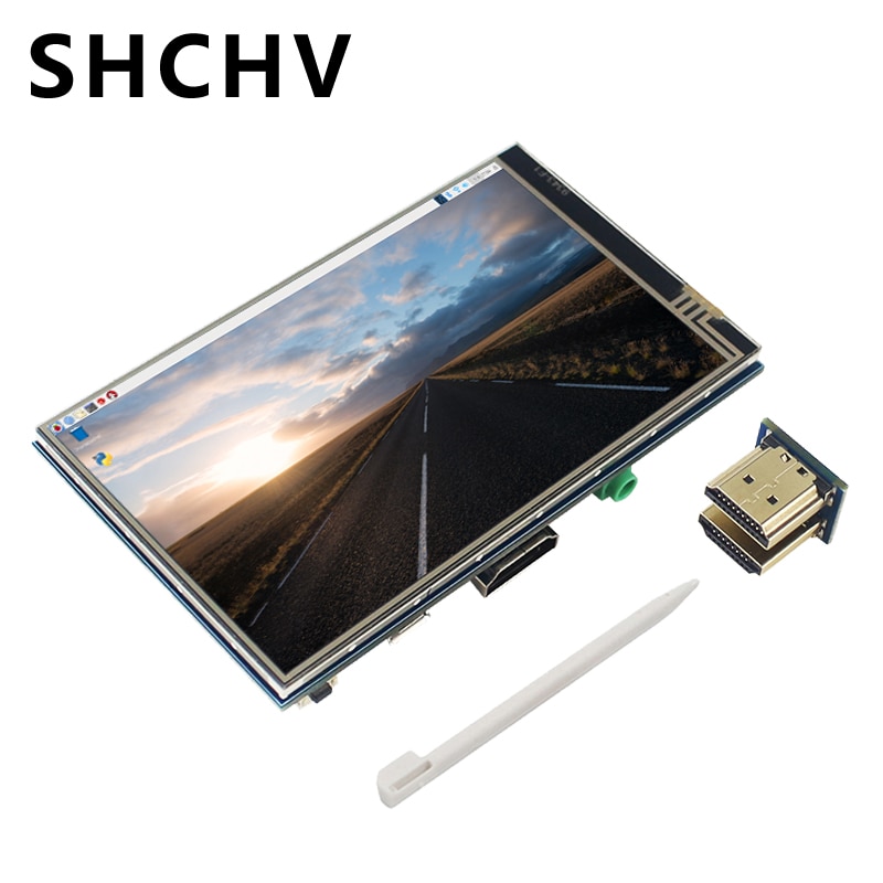 4 inch Raspberry Pi 4 LCD Display Touchscreen 800*480 SPI Touch Screen for Raspberry Pi 4 Model B / 3B Plus / 3B / 2B / Zero W