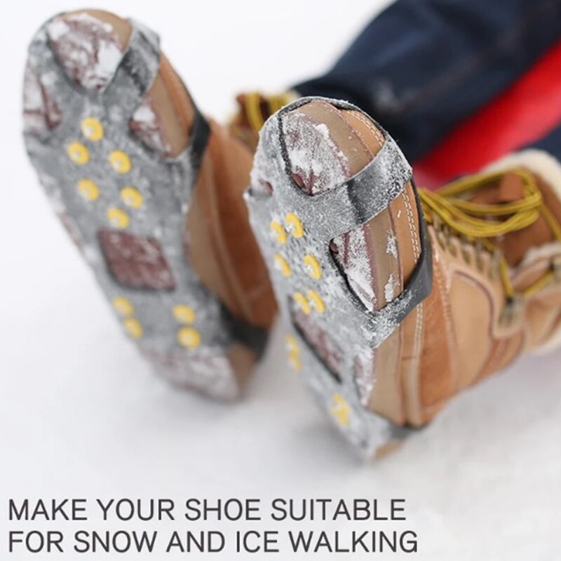 Siliconen Klimmen Antislip Schoen Grip Anti-Slip Sneeuw Ijs Klimmen Schoen Spikes Grips YS-BUY