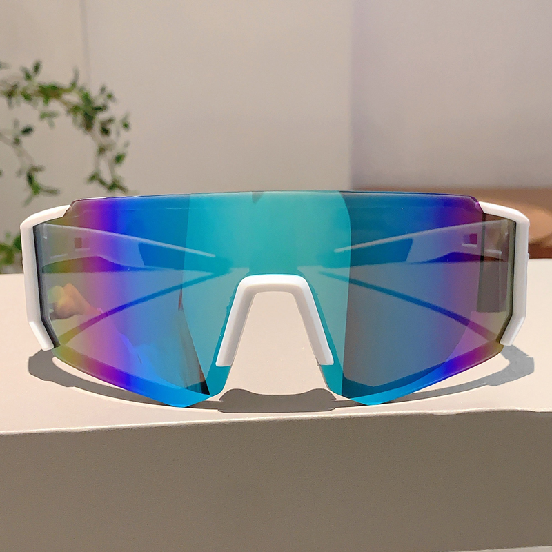 Lunettes De Soleil Sport UV400 Pour Homme - Colorées, Coupe-vent, Cyclisme