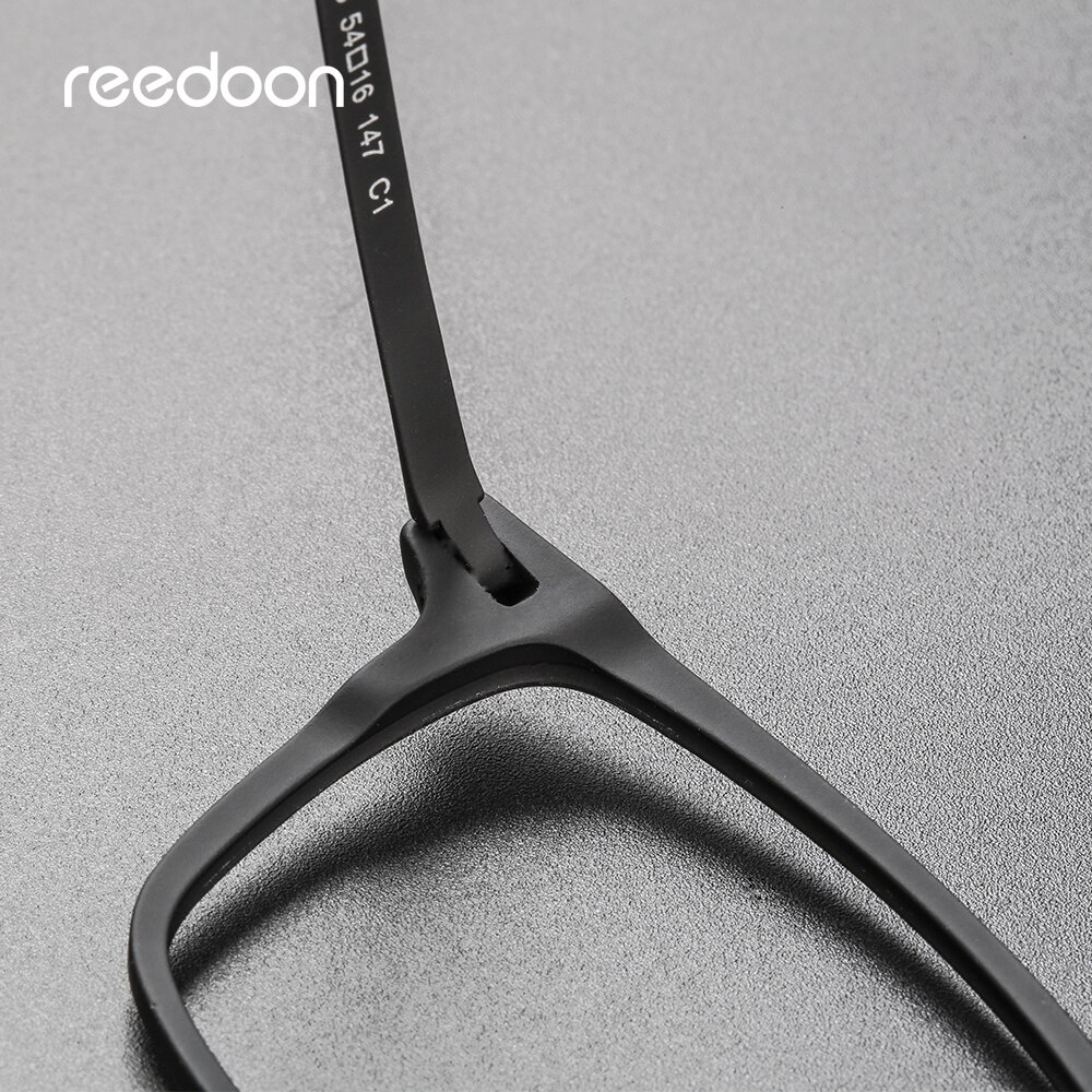 Reedoon Optical Eye Glasses Frame Ultralight Square Prescription Eyeglasses Plastic Titanium TR90 Frame Clear Lens For Men Women